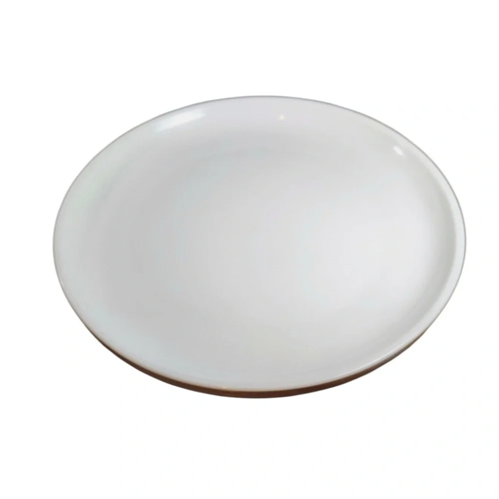 Crate & Barrel White Staxx Dinner Plates Off White Stackable Plates 1/2